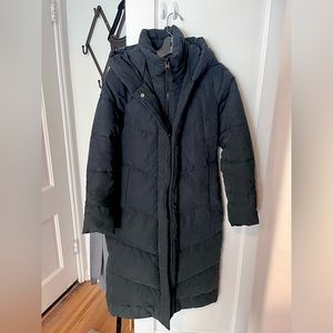 Abercrombie and Fitch Ultra long puffer coat with hood